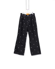 NON TOKYO×UNIVERSAL OVERALL　ノントーキョー×ユニバーサルオーバーオール　FLOWER EMBROIDERY TUCK PANTSU2332620NT　トラックパンツ