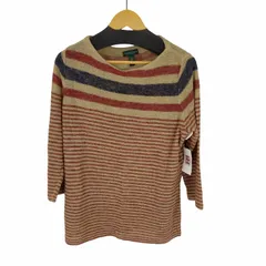 ローレンラルフローレン LAUREN RALPH LAUREN コットンリネンボーダーカットソー レディース JPN：XL のサムネイル
