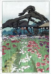 吉田博「東京拾二題 堀切の志ようぶ」40x27cm◇複製 高品質 ポスター新