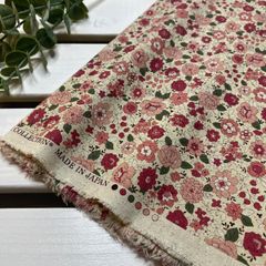 Yu085◇2.0m◇コットンリネン◇14◇graceful flower