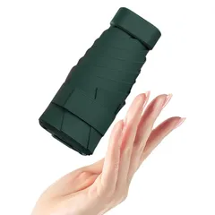 日傘 超軽量 折りたたみ日傘 折り畳み傘 丈夫 コンパクト携帯便利 完全遮光 熱中症対策 肌を守る 折りたたみ 折り畳み メンズ レディース 子供 男女兼用 （ダークグリーン）