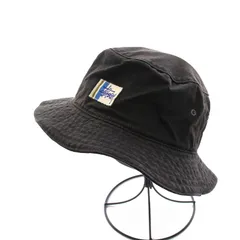 ステューシー STUSSY バケットハット 帽子 コットン S M 黒 /YM ●Dのサムネイル