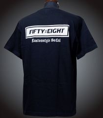 kustomstyle×FIFTY EIGHT カスタムスタイル×フィフティーエイト Tシャツ (KSFE002TBK) TRU T-shirt カラー：ブラック 5,500円(内税)