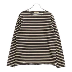 AIGLE (エーグル) バスクベーシック ボーダー 長袖Tシャツ カットソー グレー/ホワイト ZTH027Jのサムネイル