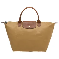 新品 ロンシャン LONGCHAMP ハンドバッグ ル プリアージュ トップハンドルバッグ Mサイズ フォーン