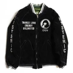 Hysteric Glamour スカジャン 刺繍 総柄 リバーシブル HYSTERIC GLAMOUR（ヒステリックグラマー）の「TOUR 84刺繍