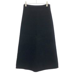 BALENCIAGA バレンシアガ 20AW ヘビーウェイトリブニットスカート 641415 ブラック M