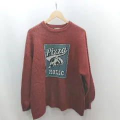 ◇ ⊇ kutir クティール 長袖 ニット サイズF オレンジブラウン メンズ E  【1502060017589】