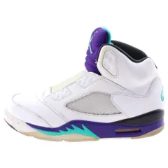 NIKE (ナイキ) AIR JORDAN 5 RETRO GRAPE FRESH PRINCE エアジョーダン5 レトロ グレープフレッシュプリンス ハイカットスニーカー ホワイト/パープル AV3919-135 US9.5/27.5cm