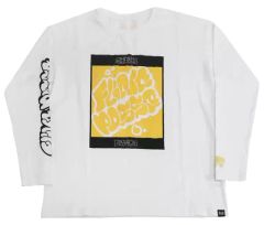 [중고] 티셔츠 (캐릭터) Fling Posse R4G × 힙 마이 타깅 롱 티셔츠 화이트 M 사이즈 [SHIBUYA109 × 힙 노시스 마이크 -Division Rap Battle- 109 SPRING CAMPAIGN]
