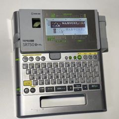 【電池にて印刷確認済み 　現状品】KING JIM/キングジム　TEPRA SR750 ラベルプリンター シルバー  本体のみ2
