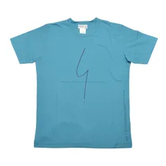 アニエスベー agnes b. アニエスベーオム agnes b. HOMME Tシャツ bロゴ ポワンディロニー 2109-0942 637 メンズ 半袖 トップス クルーネック ブルー+ネイビーのサムネイル
