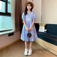 ワンピース キッズ 半袖 子供服 春夏 女の子 キッズワンピース ロングワンピース チュニック 子供ドレス ジュニア 可愛い シンプル 110 120