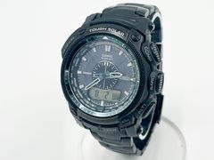 CASIO カシオ PROTREK プロトレック タフソーラー 電波 腕時計 メンズウォッチ チタン PRW-5000YT-1JF