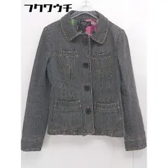 SONIA SONIA RYKIEL 花柄ワッペン デニムジャケット 46 SONIA SONIA RYKIEL 花柄ワッペン デニムジャケット 46 - メルカリ