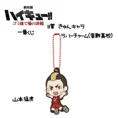 ハイキュー 一番くじ きゅんキャララバーチャーム 山本猛虎