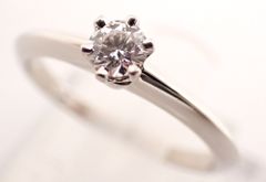 美品 TIFFANY&Co.(ティファニー) K18ホワイトゴールド オープン  