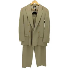カルバンクライン CALVIN KLEIN COLLECTION 3B ダブルテーラードジャケット タックパンツ セットアップ レディース  上 : B82/H90/T156  下 : W63/H90のサムネイル
