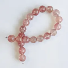 天然石✳︎ ストロベリークォーツ　8mm 20粒