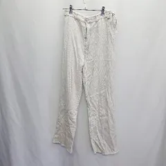 ◇ Θ Kastane カスタネ バックレースアップ ストレートパンツ サイズXS アイボリー系 レディース E  【1409240049999】