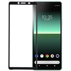 【2枚】Xperia 10 III SO-52B SOG04 ガラスフィルム    強化 ガラスフィルム  全面保護 液晶保護 旭硝子製 飛散防止 硬度9H ラウンドエッジ 0.3mm