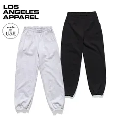 ロサンゼルスアパレル【Los Angeles Apparel】HF04 Heavy Fleece Sweatpants (Piece Dye) スウェットパンツ 裏起毛 ピースダイ コットン ユニセックス ロスアパ