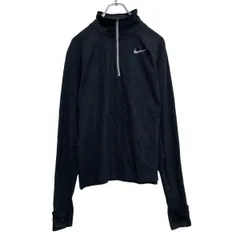 NIKE ジャージ ナイキ S ブラック ハーフジップ ランニング スポーツウェア 古着卸 アメリカ仕入 a703-5060