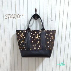 ホログラムスター☆ラムレザートートバッグ