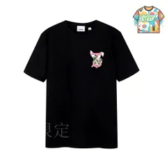 【今日特価】Burberry Rabbit Mickey Small Logo Print T-Shirt-1