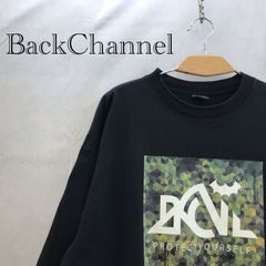Back Channel バックチャンネル OUTDDORロゴ Ｔシャツ ＸＸＬ ブラック プリントＴ 半袖 メンズ