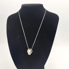 SWAROVSKI スワロフスキー 5240524 クロスリング インターロッキング ネックレス ペンダント クリスタル シルバー