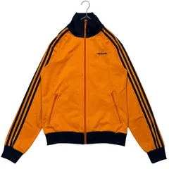 2269 adidas アディダス ジャージ トラックトップ べッケンバウアー オレンジ/ネイビー M