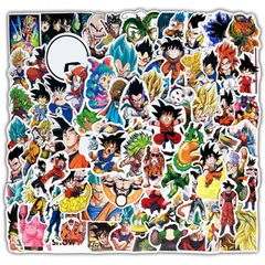 ステッカー 100枚セット アニメキャラクターシール おしゃれ 防水 かわいい DIY 素材 ギター 車 自転車 水筒 スケート 携帯ノート スーツケース 子供 学生 ギフト 誕生日 プレゼント 贈り物 可愛い漫画ごほうびシール