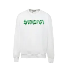 【本日限定特価】Balenciaga メンズ＆レディース スウェットシャツ プリント 400g カタログカラー S-XL [本日特価|新品未使用品]