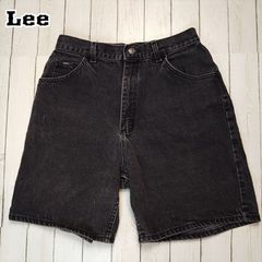 Lee/リー BLACK DENIM SHORTS ブラックデニムショーツ