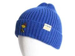 【お得なクーポン配布中!】 LLBEAN x PEANUTS アクリル ニット キャップ フリーサイズ 帽子 LLビーン ピーナッツ ニット帽 ビーニー コラボ スヌーピー ウッドストック