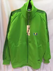 asics Jelenk ヴィンテージ ジャージ U-192 ライムグリン/M