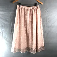 ミッシュマッシュ MISCH MASCH スカート 花柄 レース ウエストゴム ピンク系 Mサイズ 2025082900220