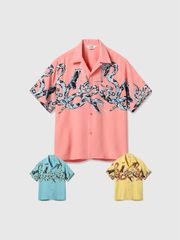 SUN SURF サンサーフ アロハ STAR OF HOLLYWOOD スターオブハリウッド シャツ 半袖 ラトルスネーク 復刻 SH39486 HIGH DENSITY RAYON OPEN SHIRT RATTLE SNAKE