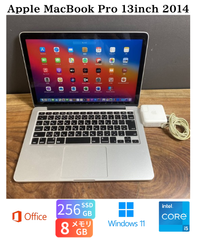 ［お買い得］Apple MacBook Pro 13inch 2014/Core i5 2.6GHz/メモリ8GB/SSD256GB/Windows11/Office 2021/529