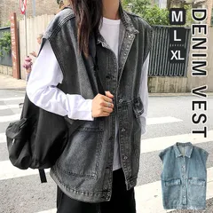 デニム ジャケット ベスト レディース 春アウター Gジャン 羽織 体型カバー レイヤード 重ね着 大きいサイズ 韓国 ノースリーブ おしゃれ セール SALE(送料無料)[郵3]^jk207^