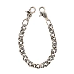 ウォレットチェーン　ファンシークロス　ダブルグリップ　925刻印　シルバー　s 楽天市場】CHROME HEARTS LONG FANCY WALLET CHAIN W/ 2 CLIPS
