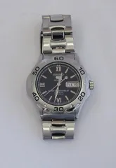 【219778】SEIKO セイコー  ファイブ 5スポーツ　自動巻き オートマチック 青文字盤/SS
