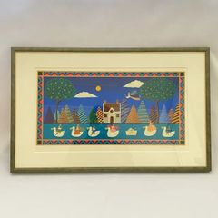 カレン・ホイプティング「太陽の下で」版画 額装品 - メルカリ