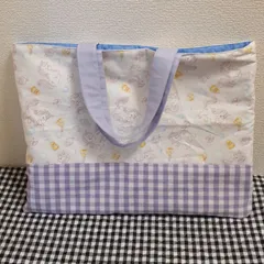 手提げバック　レッスンバッグ　ゆめかわ　ユニコーン女の子