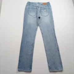 GUESS(ゲス) デニム サイズ 28 ライトブルー スリム カジュアル レディース デニムパンツ A4106