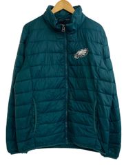 NFL(ナショナルフットボールリーグ) ダウンジャケット フィラデルフィア イーグルス Philadelphia Eagles G3 GⅢ  00s L 緑系 メンズ /004