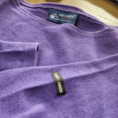 SAINT JAMES セントジェームス バスクシャツ カットソー パープル