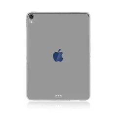 iPad Pro 11インチ(2018年)第1世代用 TPU クリア ソフト　バック カバー 透明 背面 ケース 落下防止  フルカバー　(クリア、クリアブラック)2カラー選択