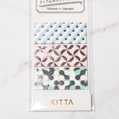 キングジム KITTA（キッタ）ワイド キカガク KITW003 シルバー箔 / コンパクトなマスキングテープ _